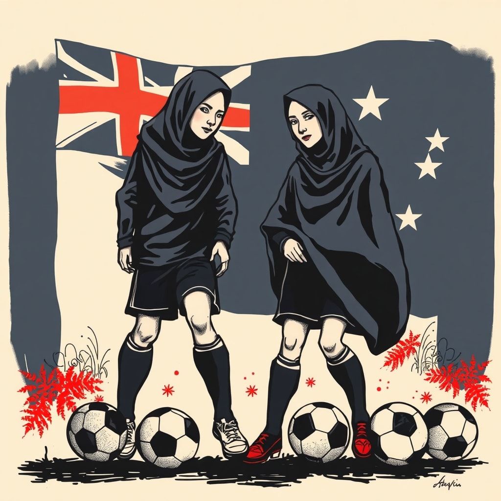 "Asyl für Fußballerinnen: Australien gewährt iranischen Spielerinnen Schutzstatus"