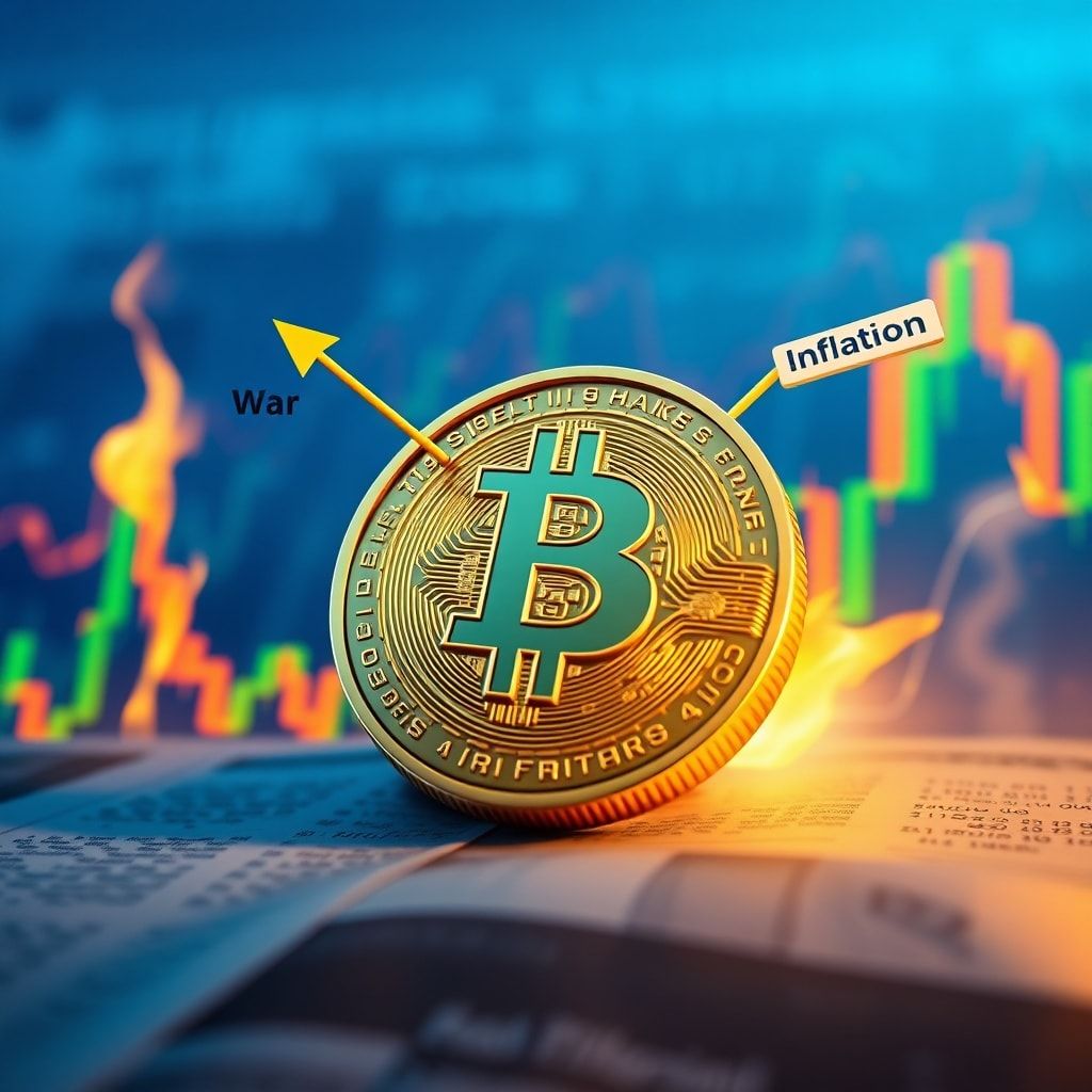 Bitcoin ETF-Zuflüsse als letzte Hoffnung in geopolitischer Krise