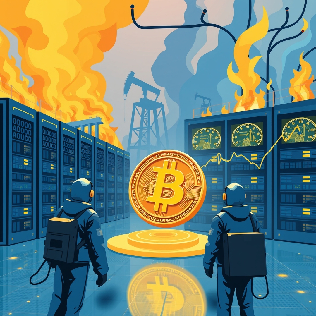 Bitcoin-Hash-Rate bricht ein: Iran-Krieg treibt Energiepreise und schickt Miner in die Knie