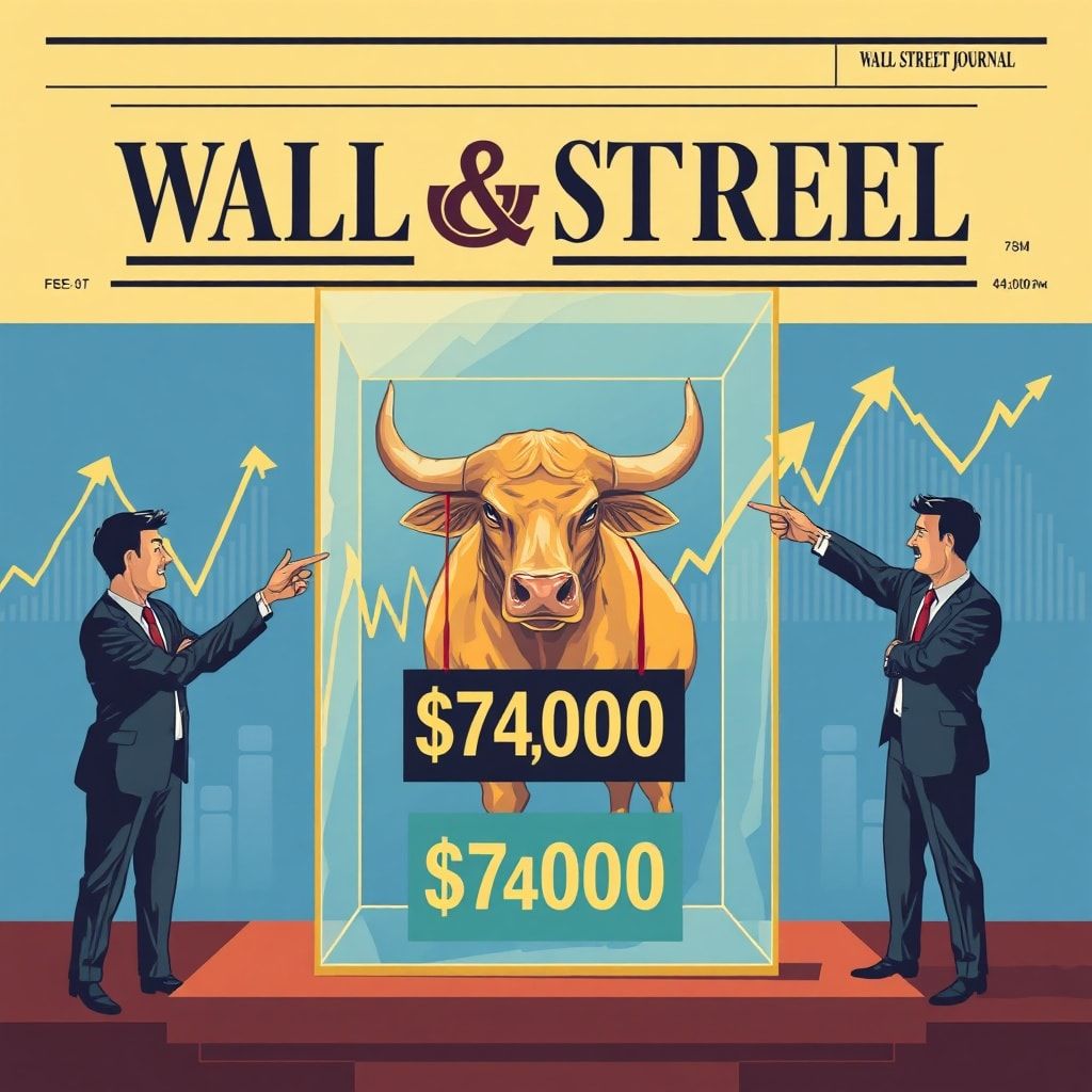 Bitcoin-Kurs bei 74.000 Dollar: Bullenmarkt oder Wiederholung des Crashs von 2022?