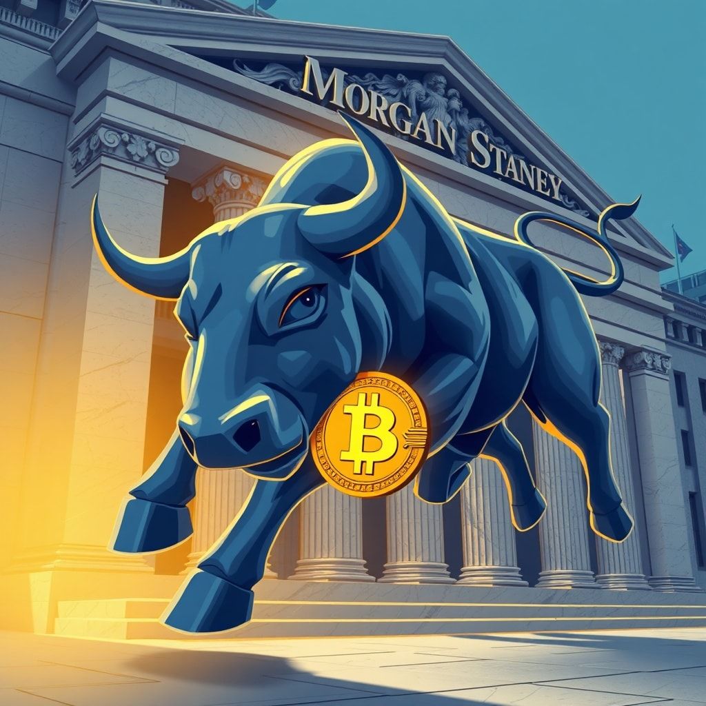 Bitcoin-Marktliquidität bricht Rekord: Morgan Stanley will BTC-ETF anbieten