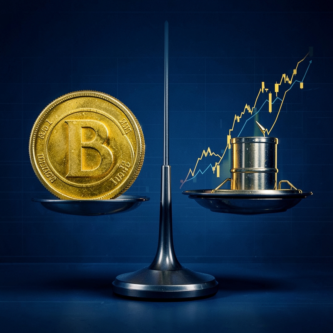 Bitcoin stabilisiert sich bei 70.000 Dollar – Inflationsdebatte erreicht Kryptomärkte