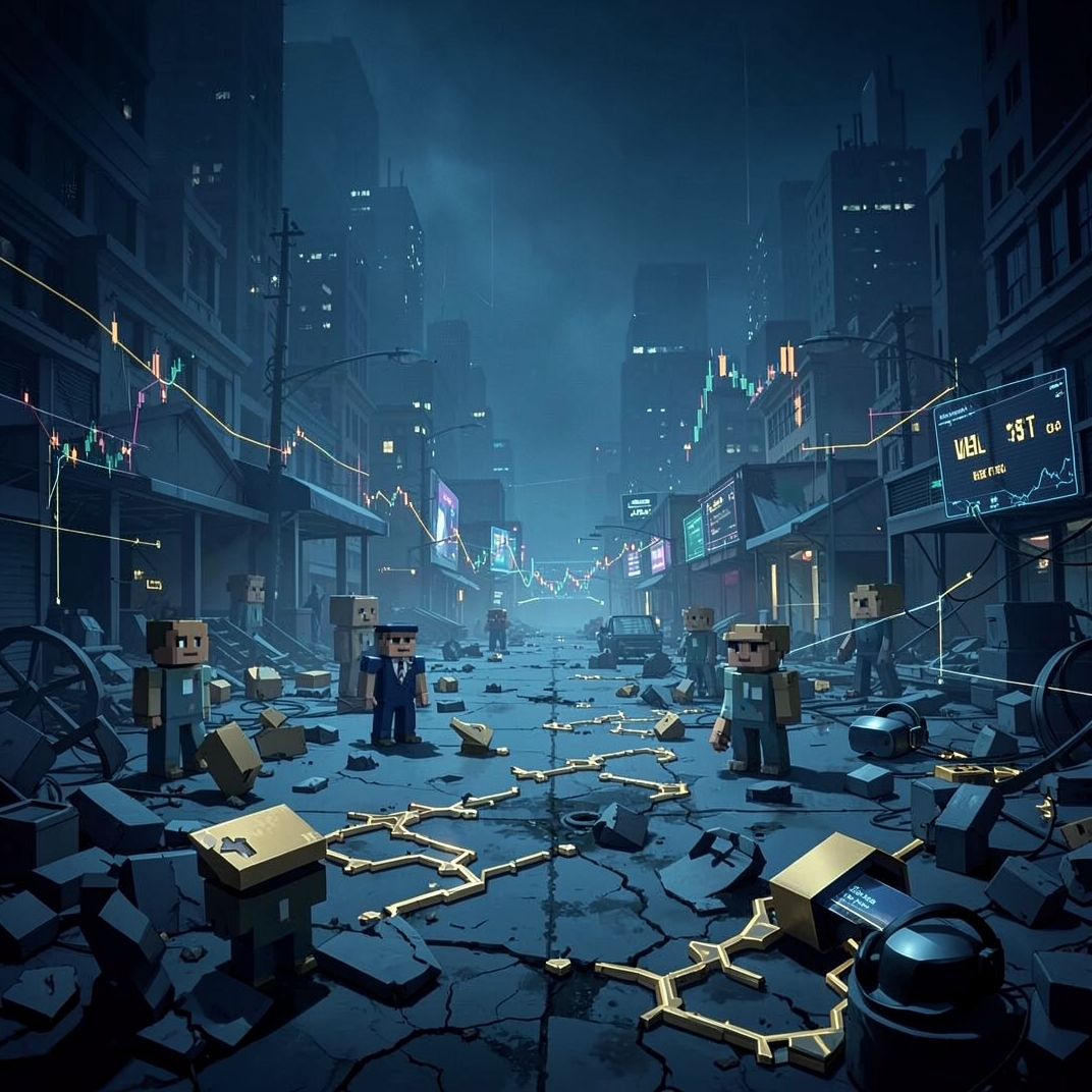 Blockchain-Gaming-Sektor meldet dramatische Einbußen – Experten warnen vor Kollaps