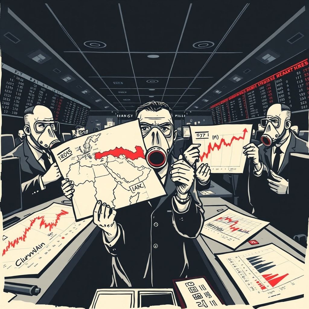 Börsenflüchtlinge und Kriegsnerven: DAX kämpft mit existenzieller Ungewissheit