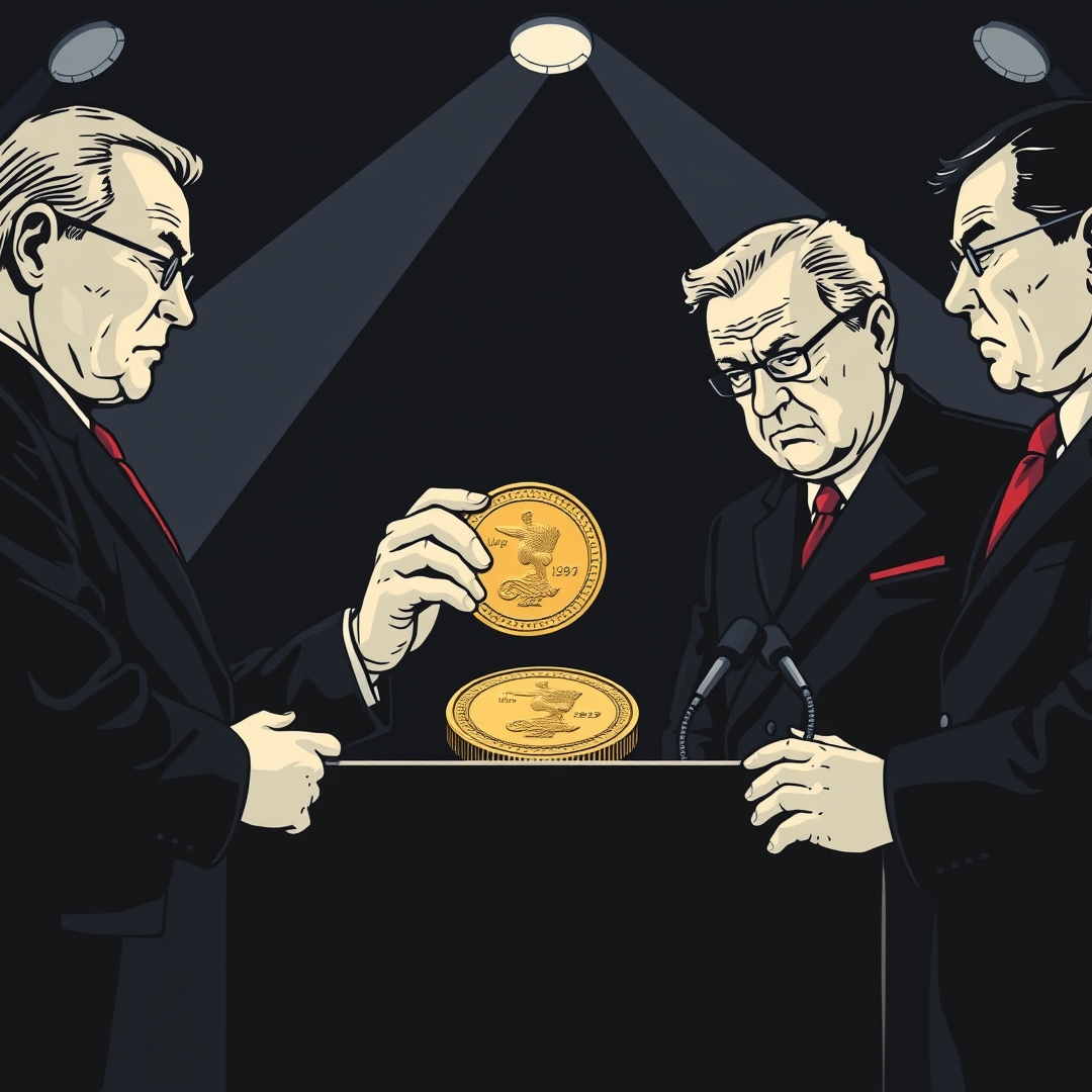 Bundesfinanzministerium präsentiert Gedenkmünze mit Bundeskanzler Merz