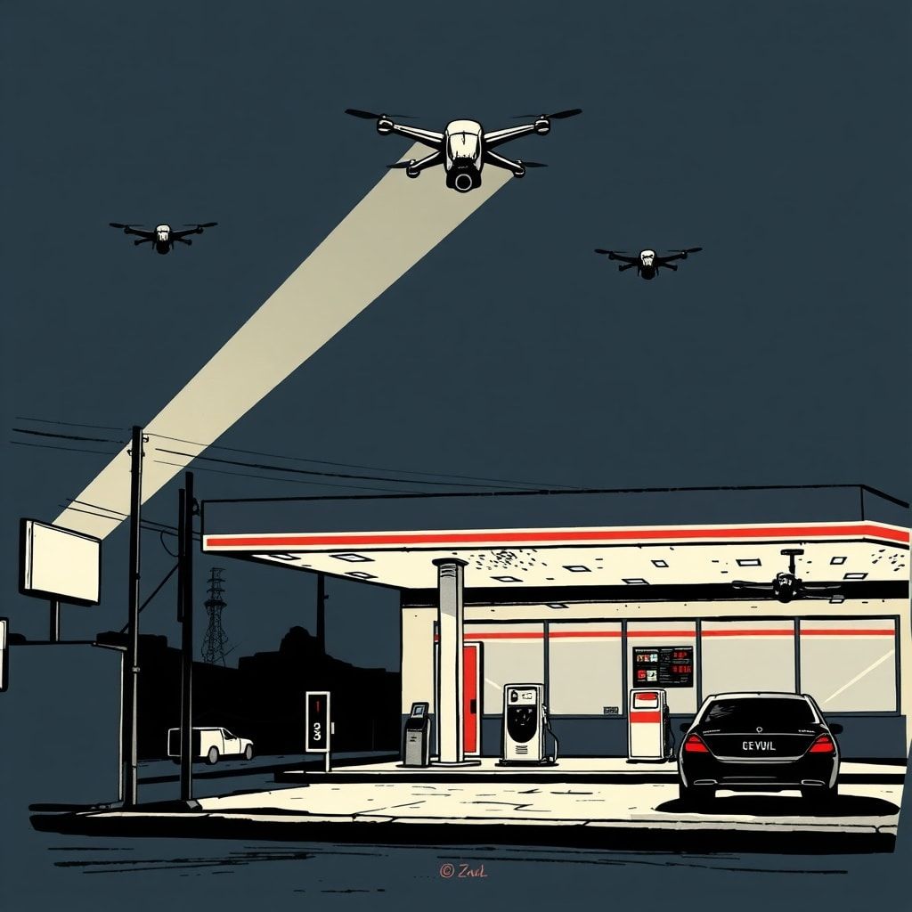 Bundesregierung beschließt Kartellrechts-Verschärfung: Tankstellen-Drohnen überwachen Preissprünge