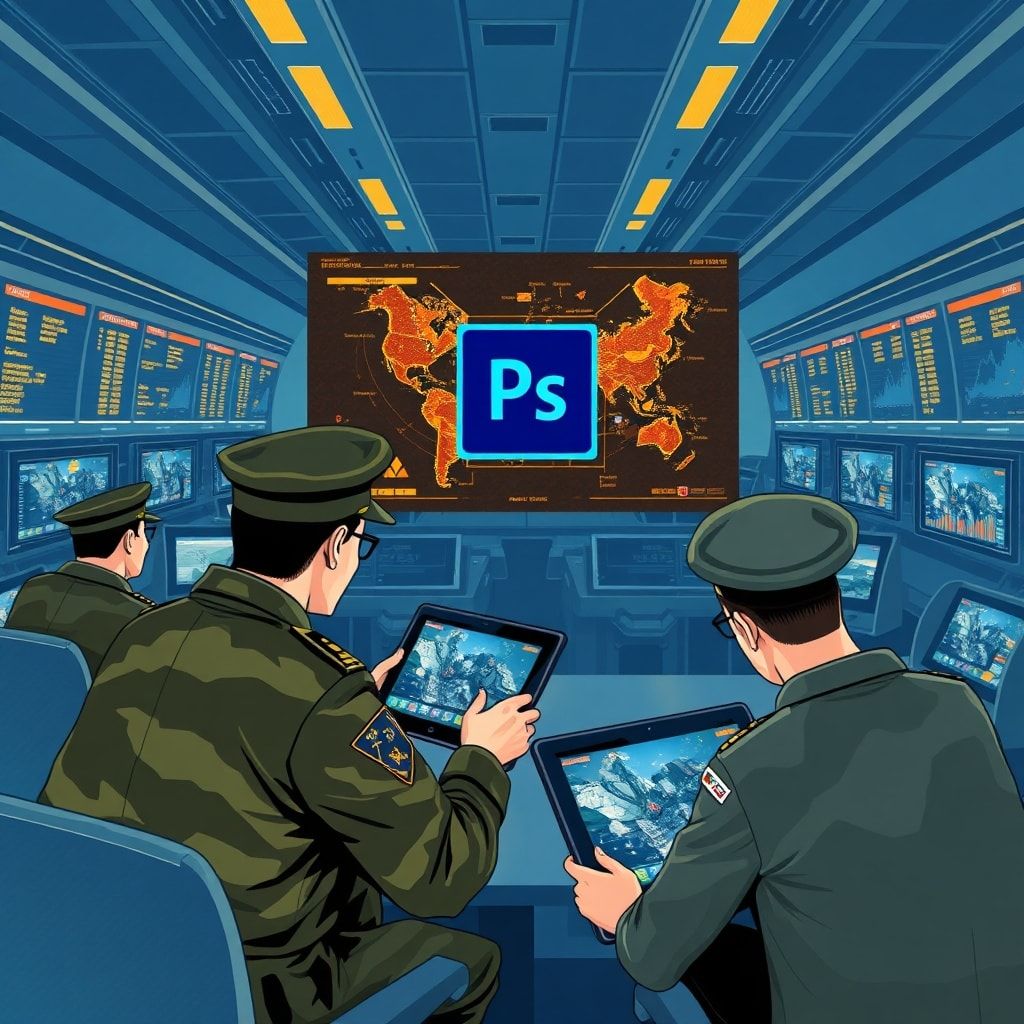 Bundesregierung bestätigt: Adobe Photoshop als strategisches Kriegswaffenarsenal