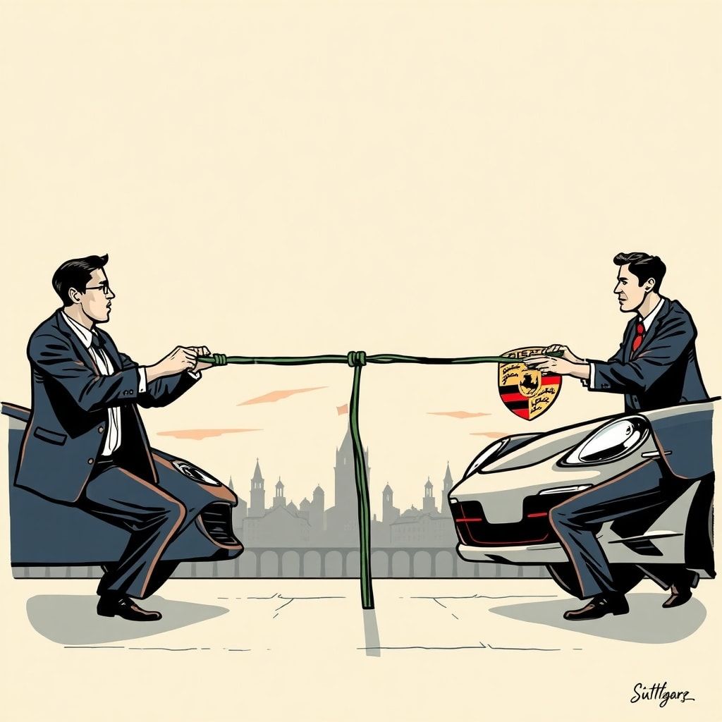 CDU und Grüne im Machtkampf um Porsche: Wer hält den Schlüssel zur Stuttgarter Automobilsouveränität?