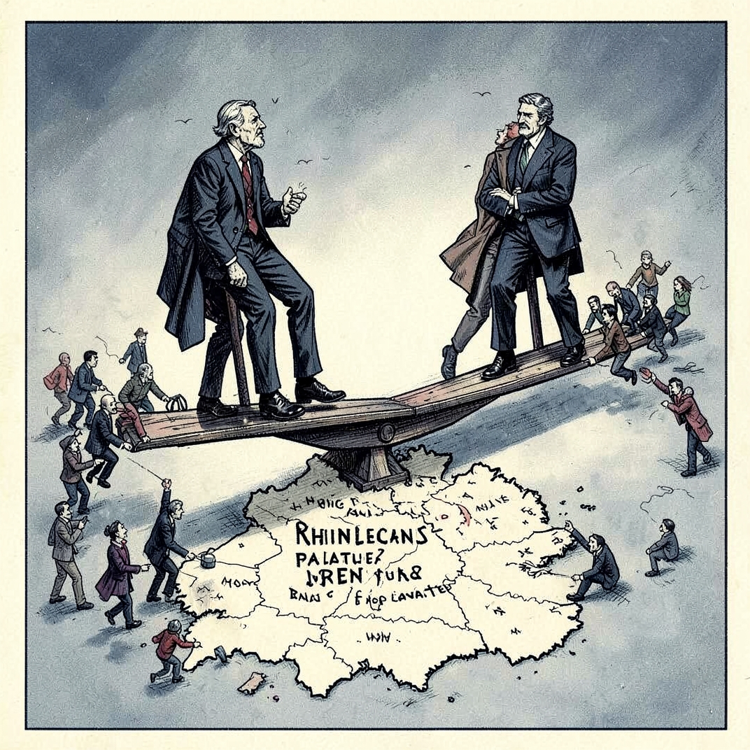 CDU und SPD liefern sich in Rheinland-Pfalz Kopf-an-Kopf-Rennen