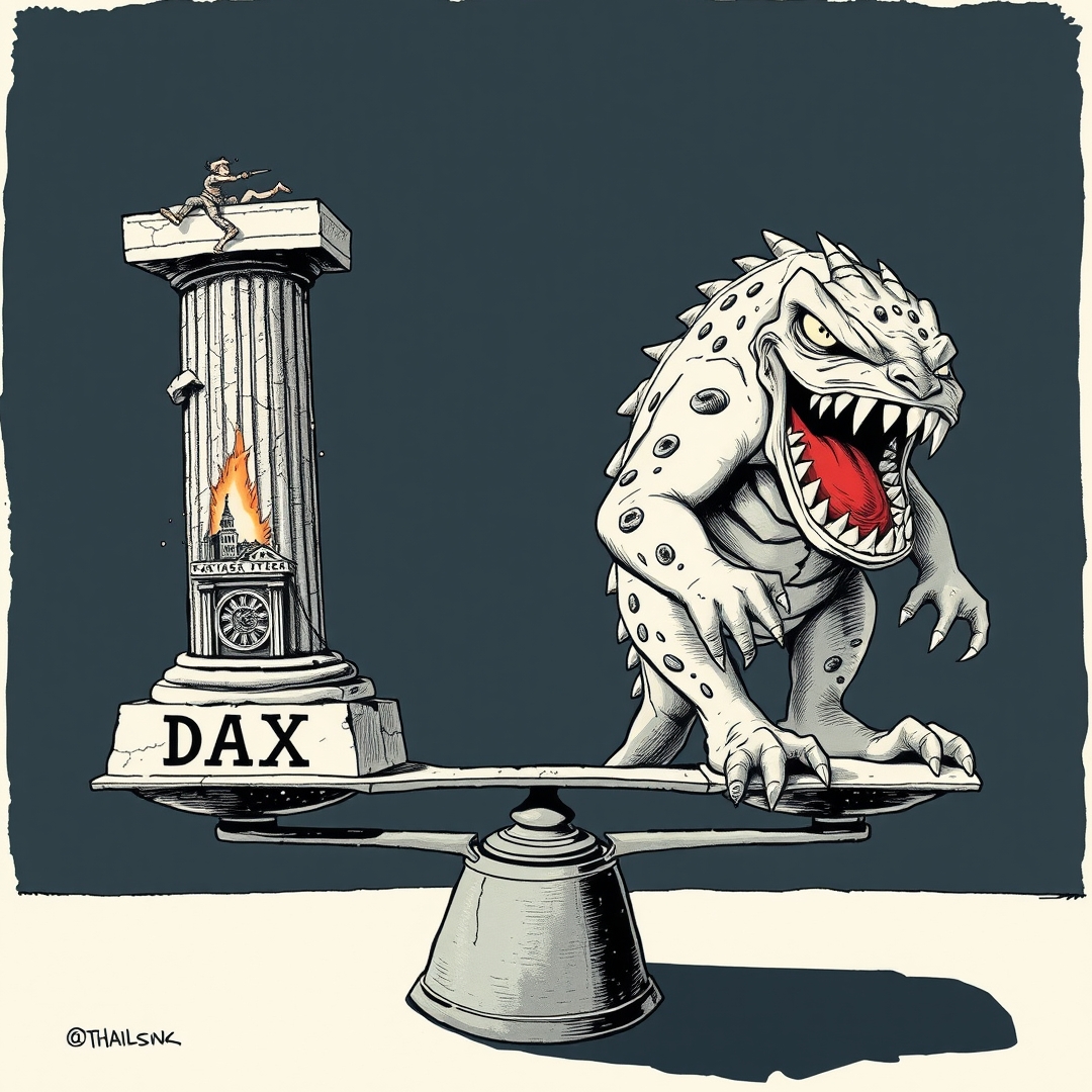 DAX im Sinkflug: Wenn die Börse zur Zeitbombe wird