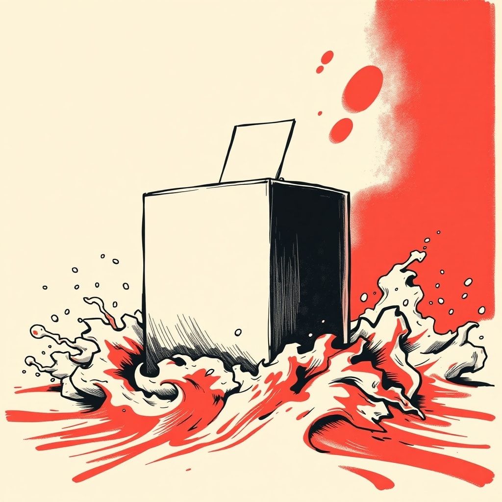 Demokratie unter Schock: Südwestdeutsche wählen inmitten apokalyptischer Stille