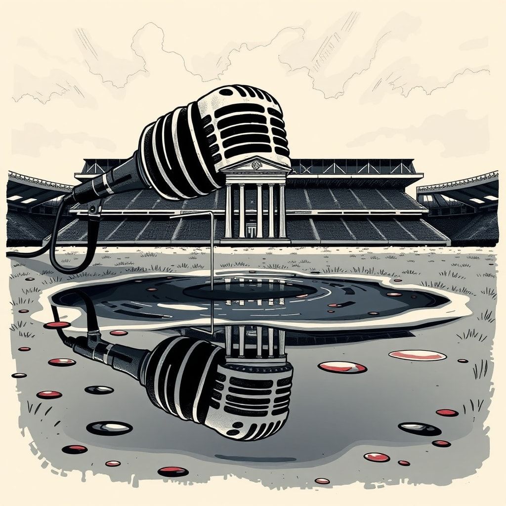 Der Sprachverfall im Fußballstadion: Wie ein Mikrofon-Ausraster die politische Klasse in Atem hält