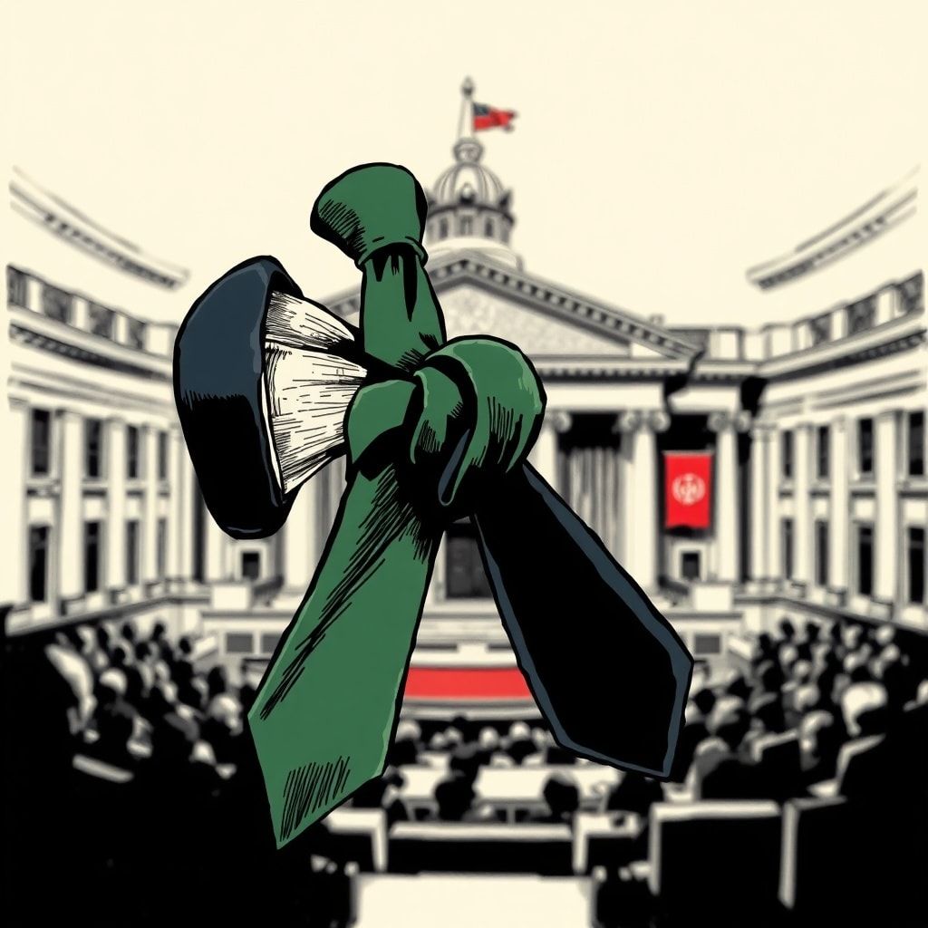 Die grün-schwarze Tragödie: Ein Regierungsbündnis in der politischen Südkurve