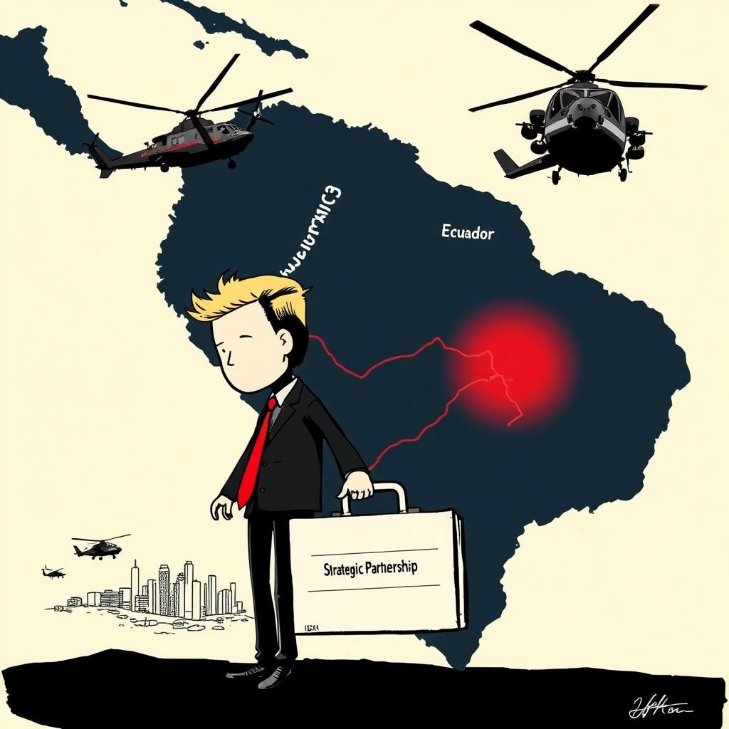 Ecuador bittet USA um Militärhilfe im Drogenkrieg – Trump bietet "strategische Partnerschaft"