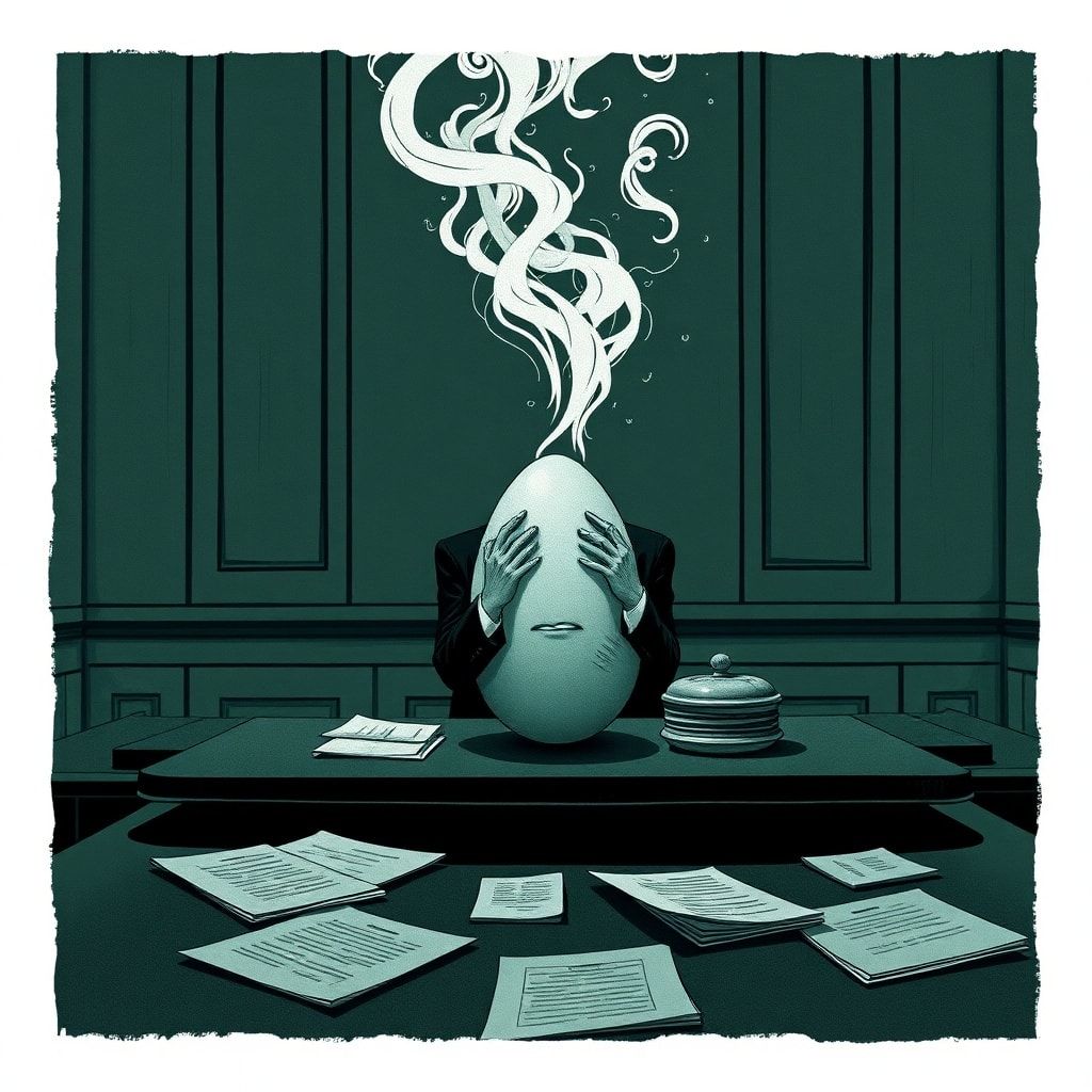 Ei-förmige Frage eskaliert: Epstein droht mit Verlassen der Befragung