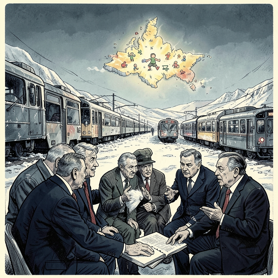 EU-Gipfel eskaliert: Busse streiken während Finnland das Glück pachtet