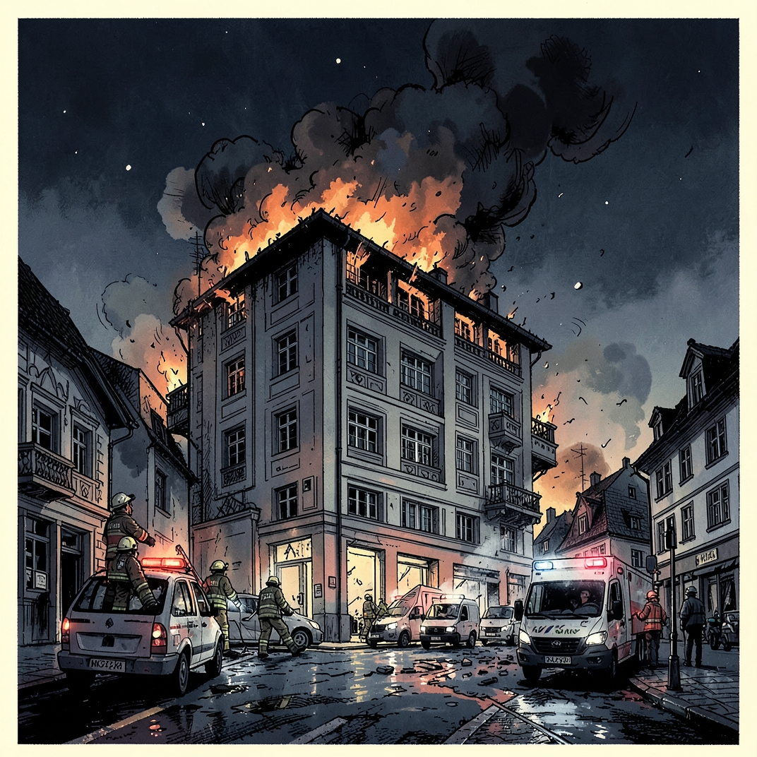 Feuerinferno in Niederbayern: Sechsstelliger Schaden nach Wohnhausbrand