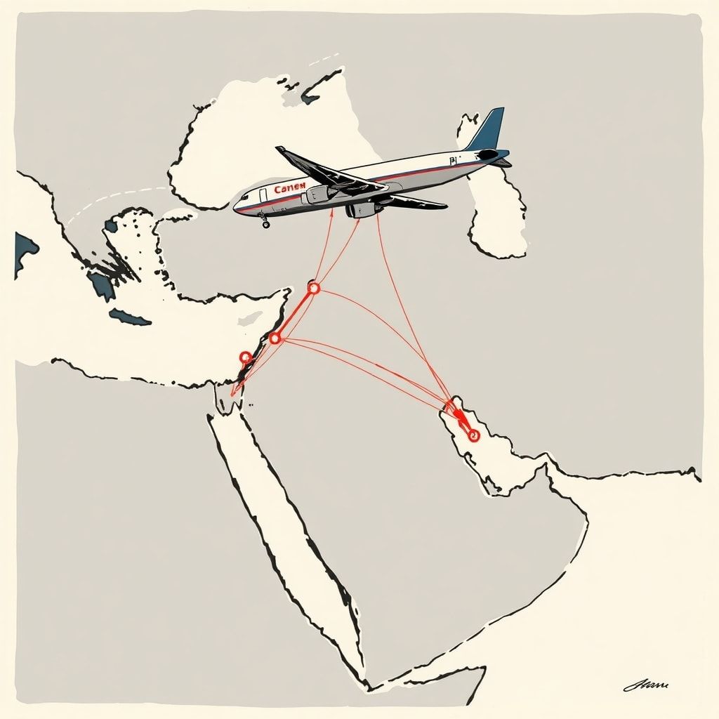 Golf-Airlines starten Wiederaufnahme des Flugbetriebs trotz regionaler Spannungen