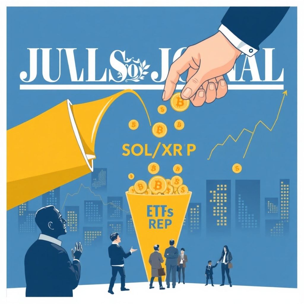 Institutionelle Anleger pumpen 23 Millionen Dollar in SOL- und XRP-ETFs – Marktexperten warnen vor „Krypto-Kapitalismus“