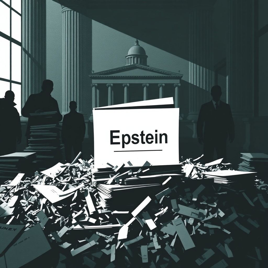 Justizministerium räumt Entfernung von Zehntausenden Epstein-Akten ein