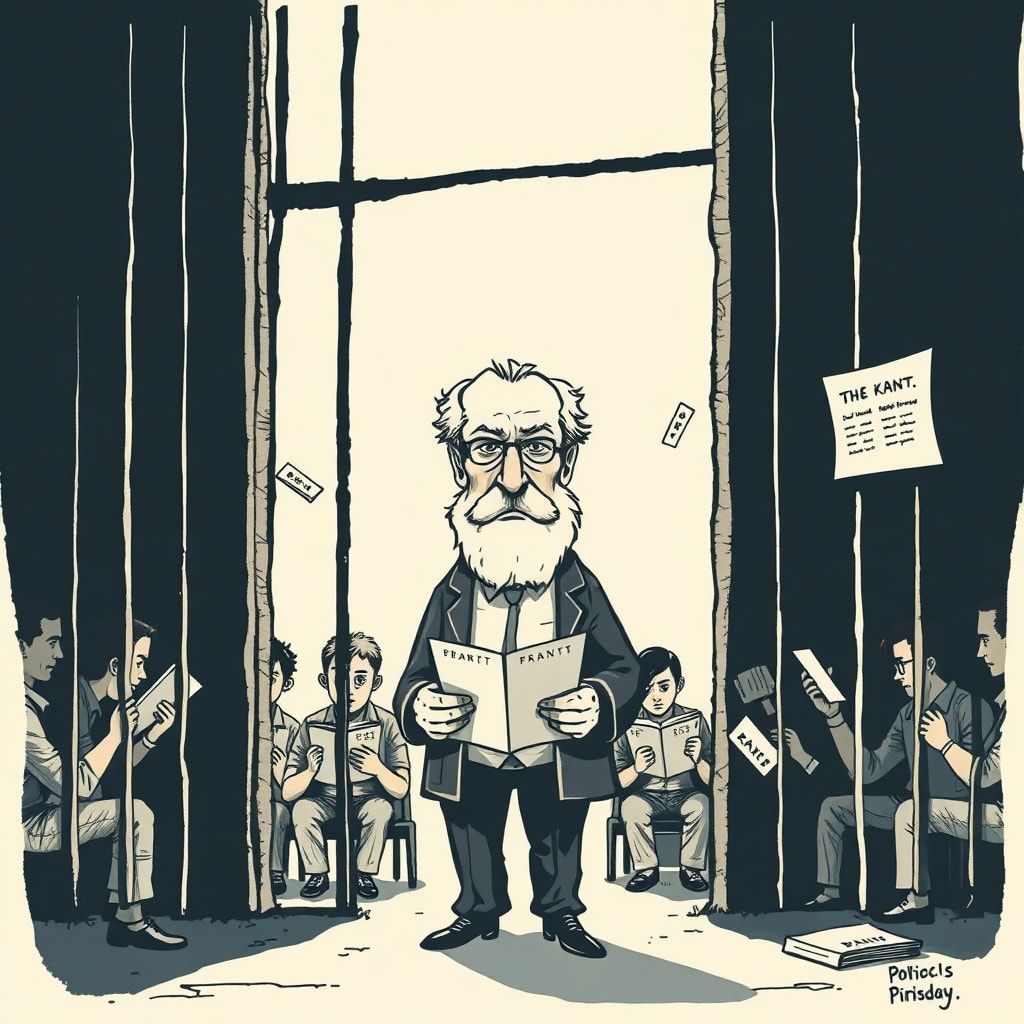 Kant statt Knast: Habermas' Moraltheorie hält Berliner Gefängnisse am Laufen