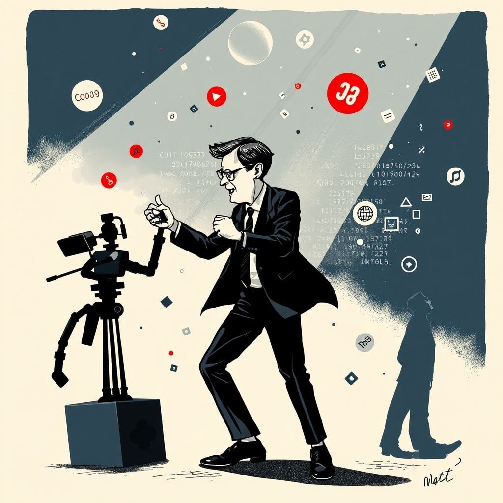 Kanzler Scholz tanzt mit KI-Doppelgänger – Böhmermann wirft Schatten auf digitale Revolution