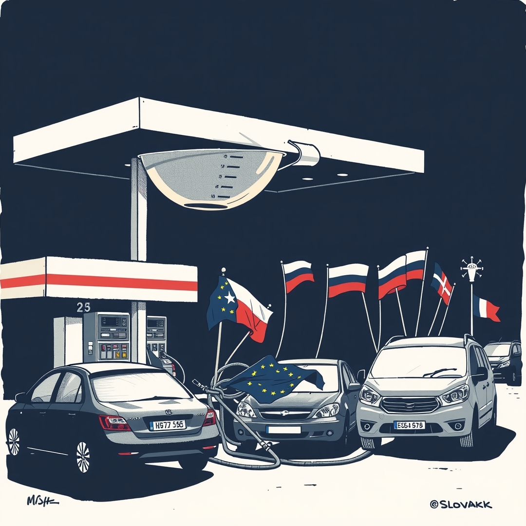 "Kriegsfolgen an der Zapfsäule: Slowakei verhängt Treibstoff-Quoten für Ausländer"