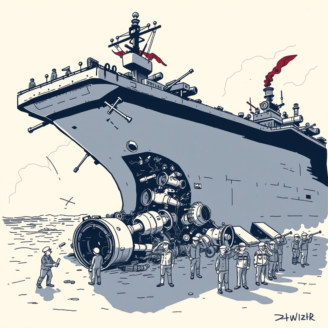 "Kriegsmarine-Chaos: Amerikas Supercarrier außer Gefecht – und das ohne Schusswechsel"