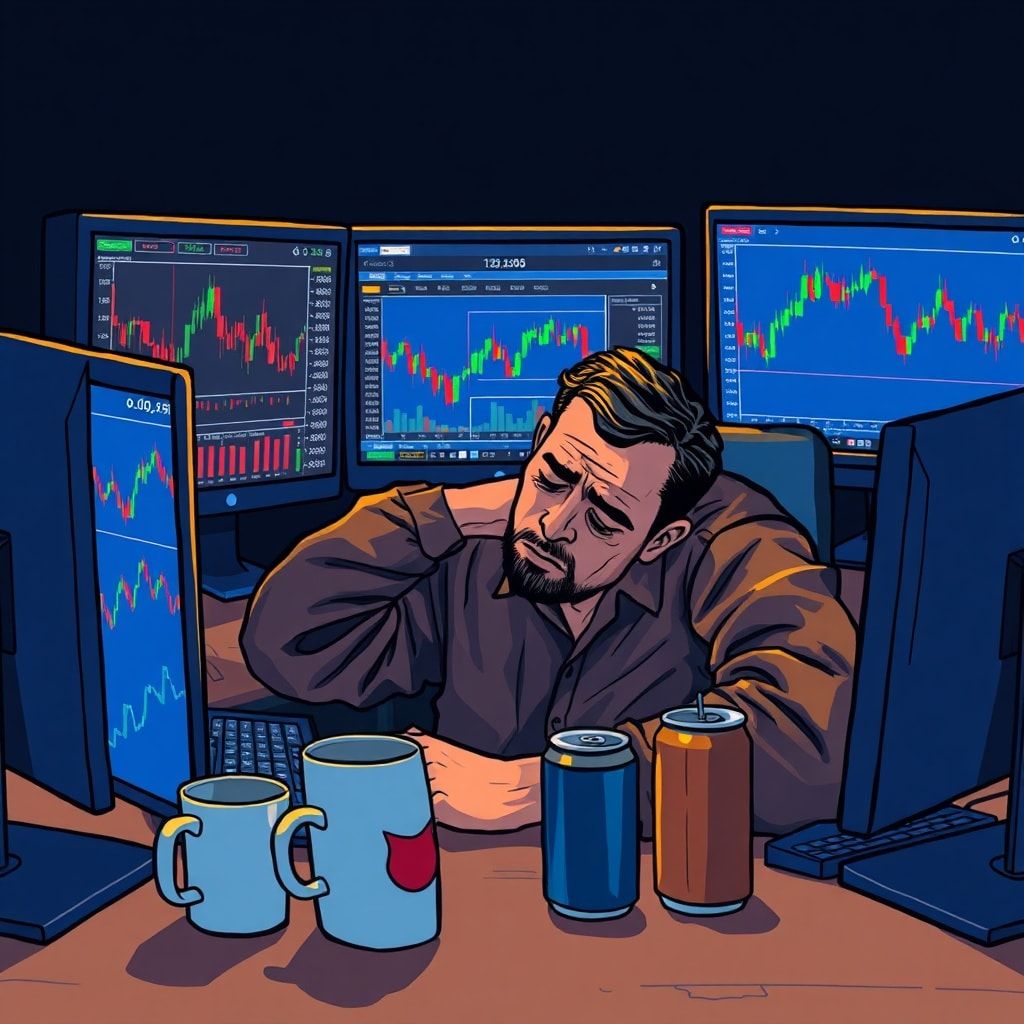 Krypto-Anleger gesteht Erschöpfung – Branche steht vor Burnout-Krise