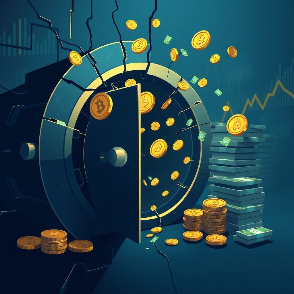 Krypto-Kreditmarkt bricht ein: Milliardenabflüsse erschüttern DeFi-Ökosystem