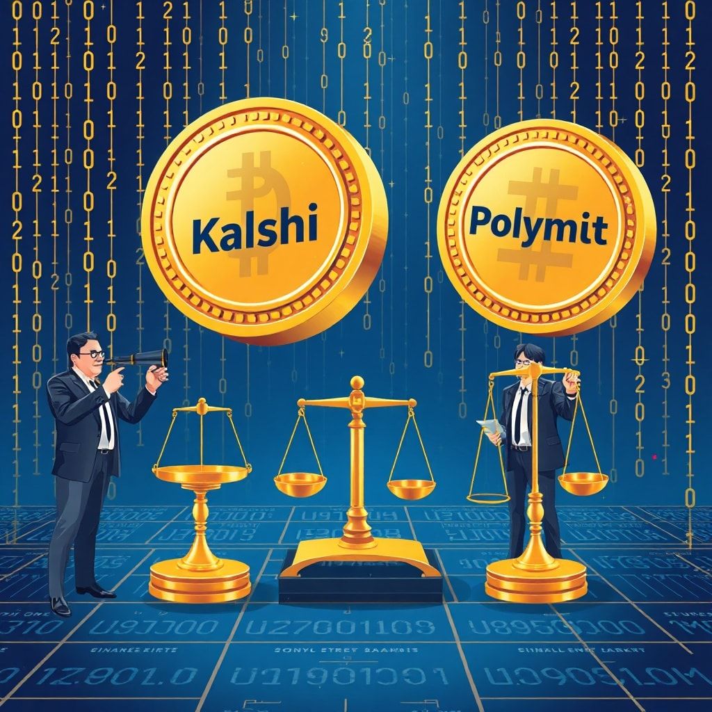 Kryptowährungs-Börsen Kalshi und Polymarket planen Milliarden-Investitionen trotz regulatorischer Unsicherheit