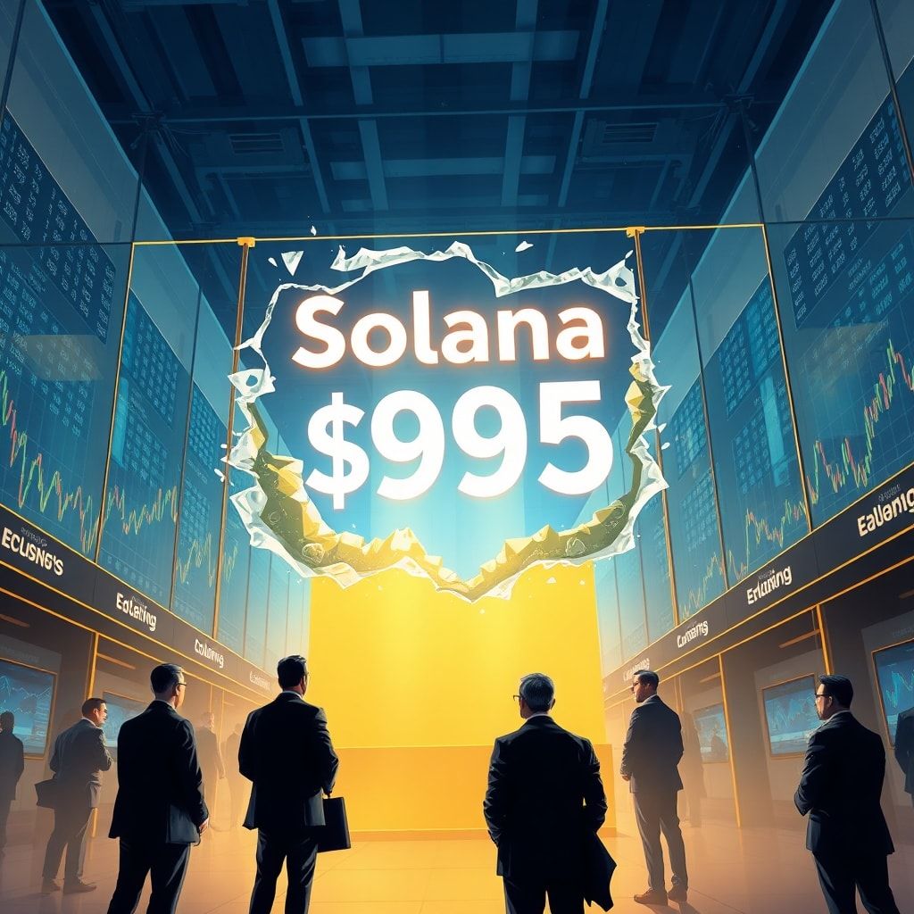 Kryptowährungsmarkt in Aufruhr: Solana-Preis nähert sich kritischer Marke von 95 US-Dollar