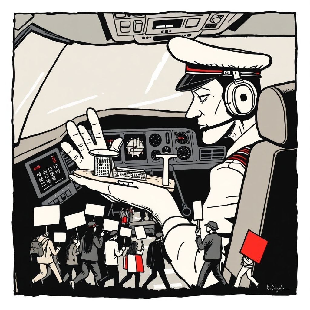 Lufthansa-Streik eskaliert: Piloten fordern Autonomie für Fluglotsen