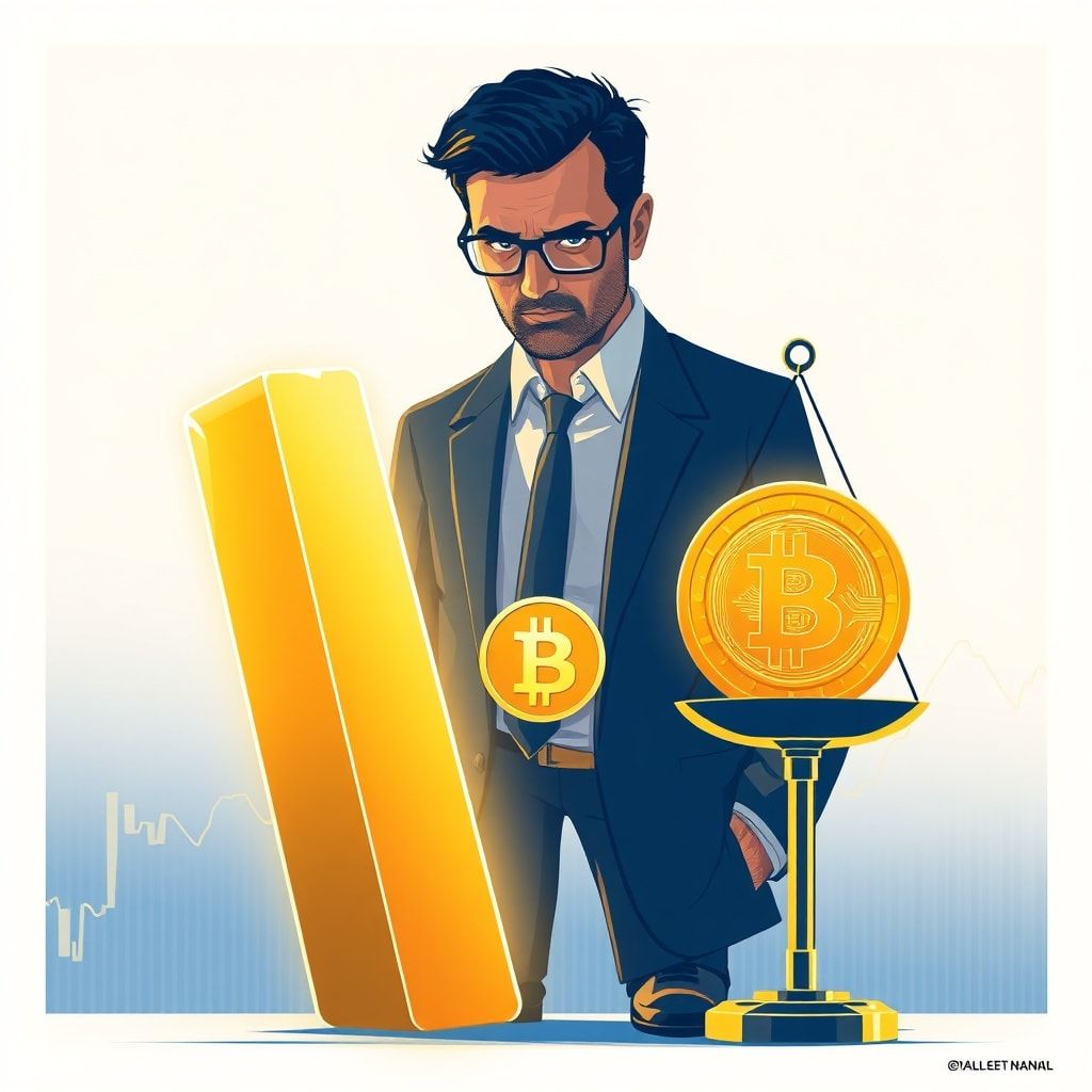 Makroanalytiker Alden prophezeit: Bitcoin wird Gold in nächsten drei Jahren outperformen