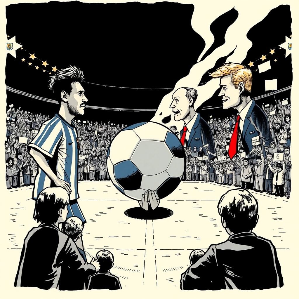 Messi in Washington: Argentiniens Fußball-Idol spaltet Nation durch Trump-Besuch