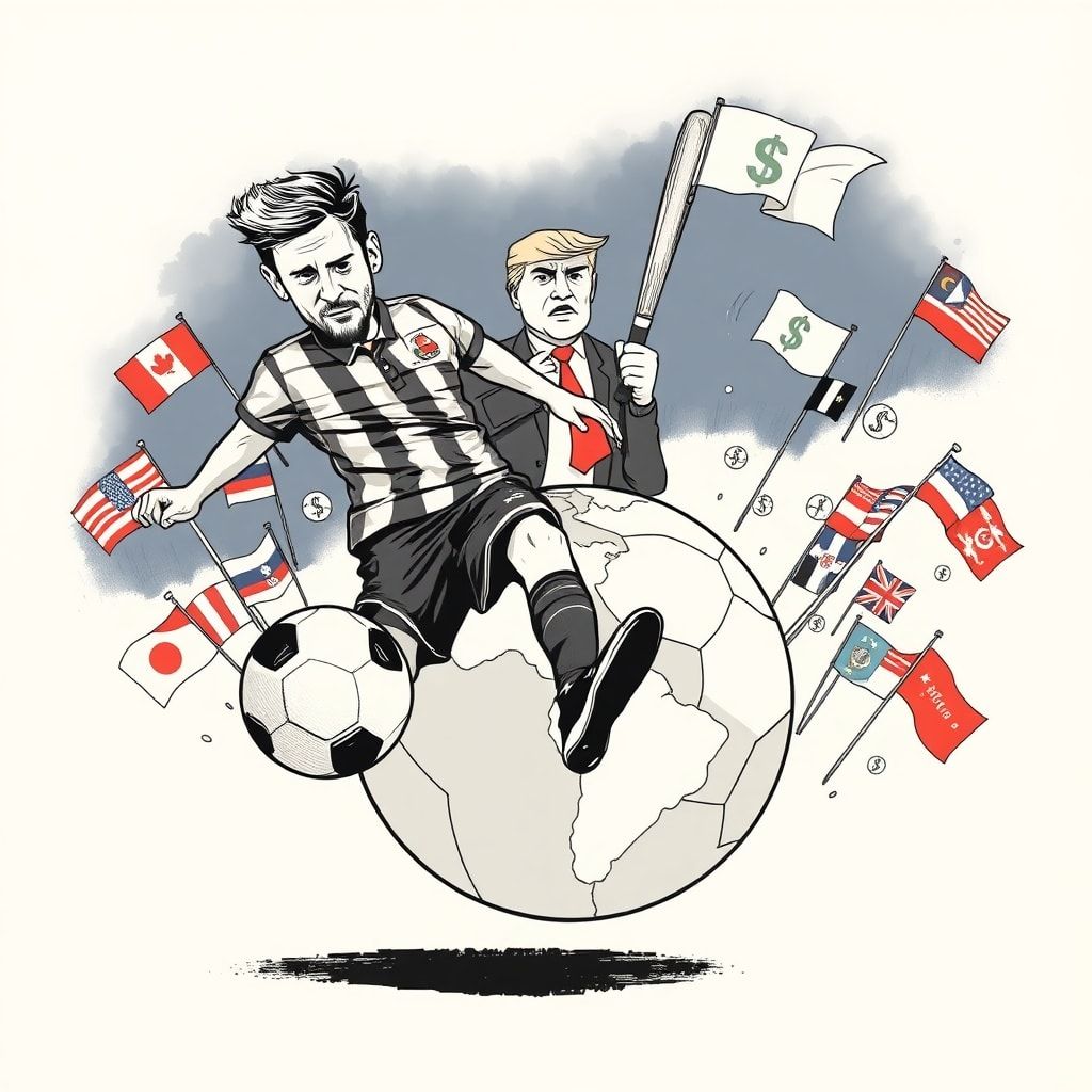 Messi, Trump und der Sinn des Lebens: Wenn Fußball auf Weltpolitik trifft