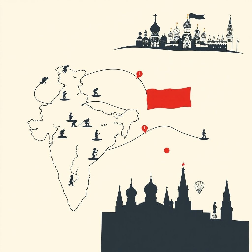 Moskau rekrutiert indische Arbeitskräfte: Neue Ost-West-Allianz im Kampf gegen Fachkräftemangel