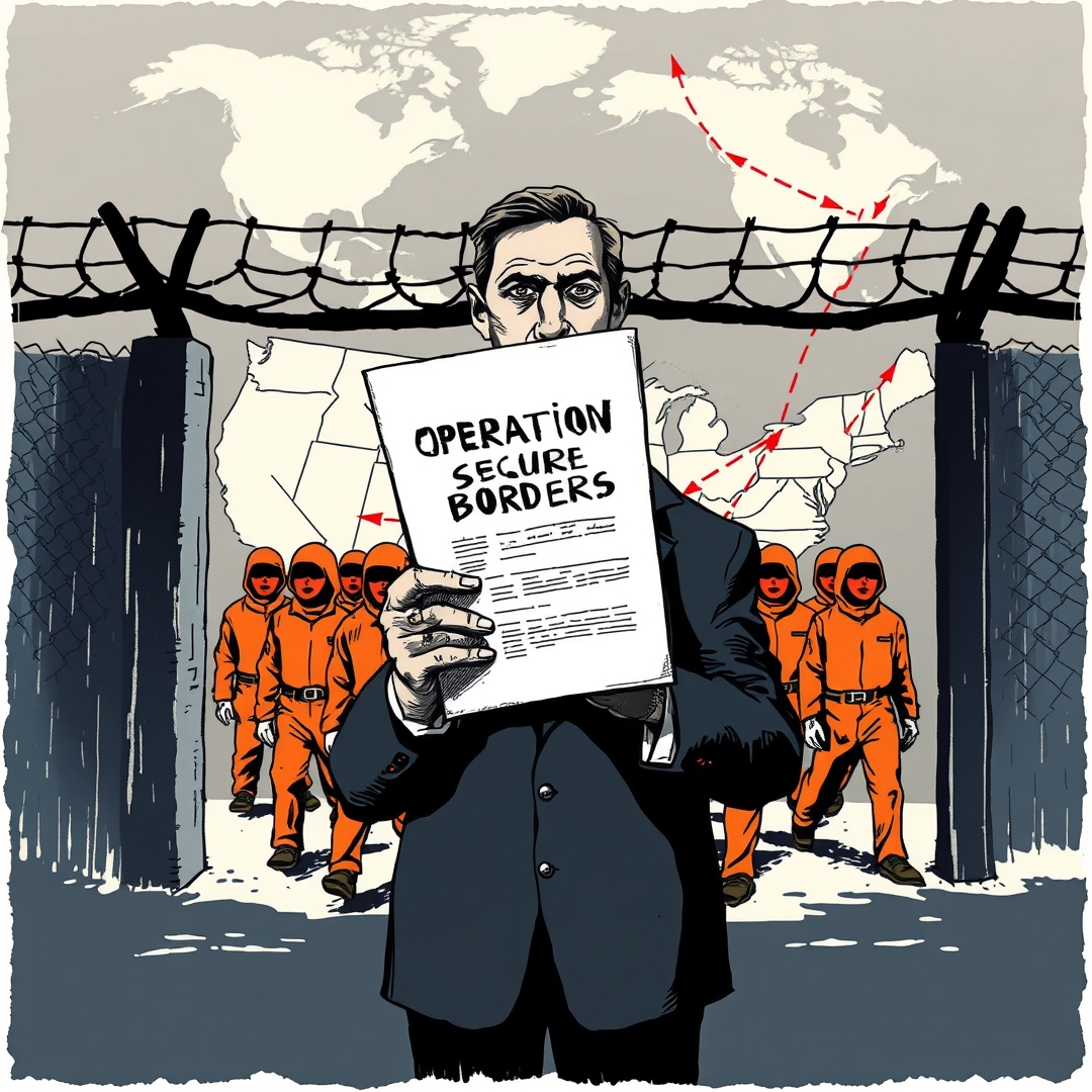 "Mullin setzt auf radikale Abschiebepolitik: Eine neue Ära der Grenzsicherheit"