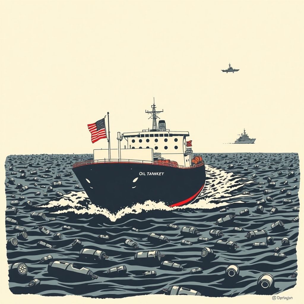 Ölkonzerne trotzen iranischen Minenfeldern – Trump fordert "mutige Durchfahrten" der Straße von Hormus