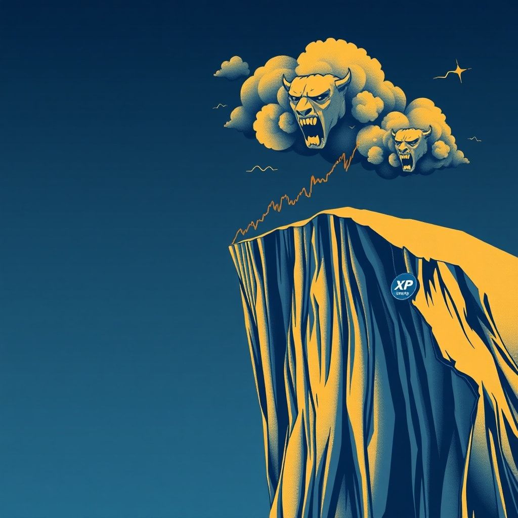 Rettungsversuch am Abgrund: XRP kämpft um psychologische Grenze bei 1,3550 US-Dollar