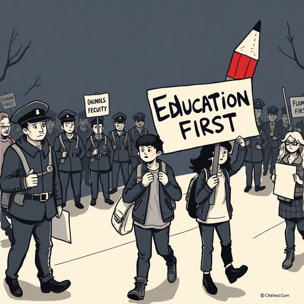 Schülerstreik gegen Wehrdienst: "Wir lassen uns nicht aus der Verantwortung nehmen"