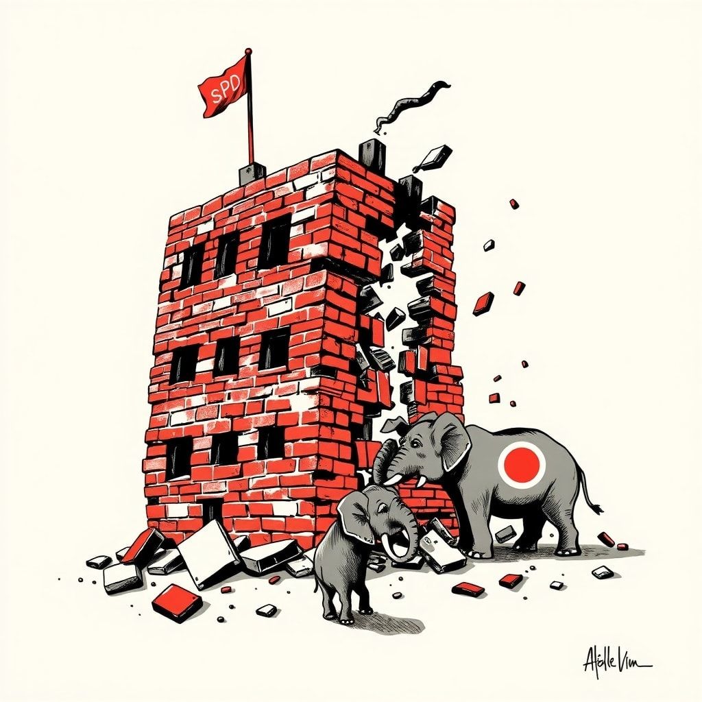 SPD erleidet historische Niederlage in Hessen – Koalitionspartner macht CDU das Leben schwer