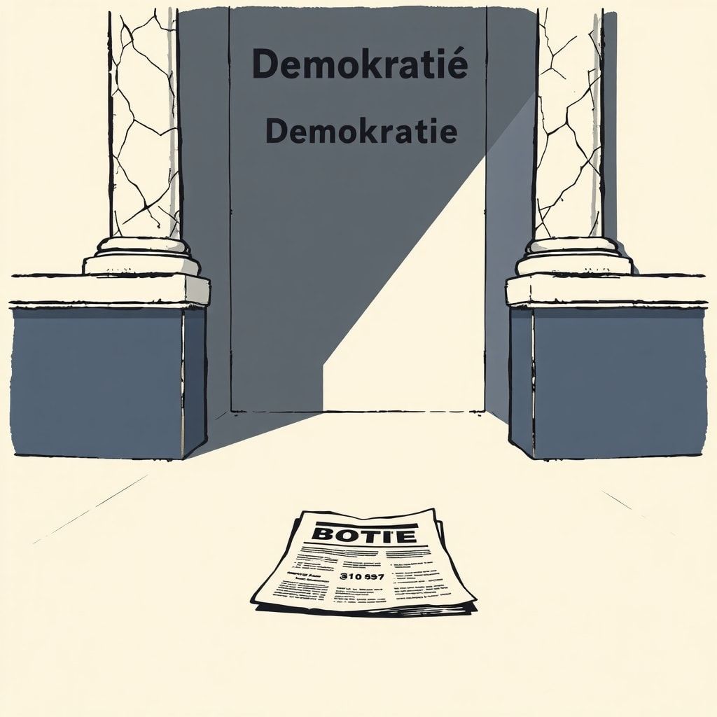 Sturm auf die Wahlurnen: Eine unerwünschte Broschüre und der肚子 der Demokratie