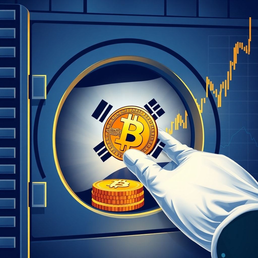 Südkorea veräußert 21,5 Millionen US-Dollar an Bitcoin nach Sicherheitsverstoß