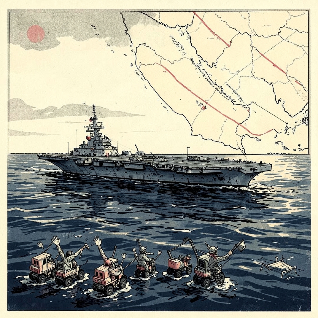 Trump befiehlt Marine-Einsatz – doch die Minenräumer sind in Malaysia