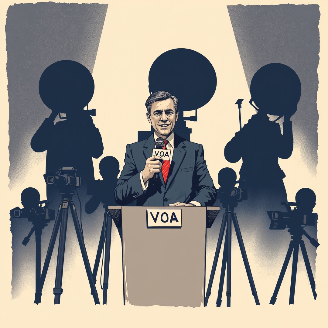 Trump ernennt Newsmax-Manager zum Vizechef von Voice of America