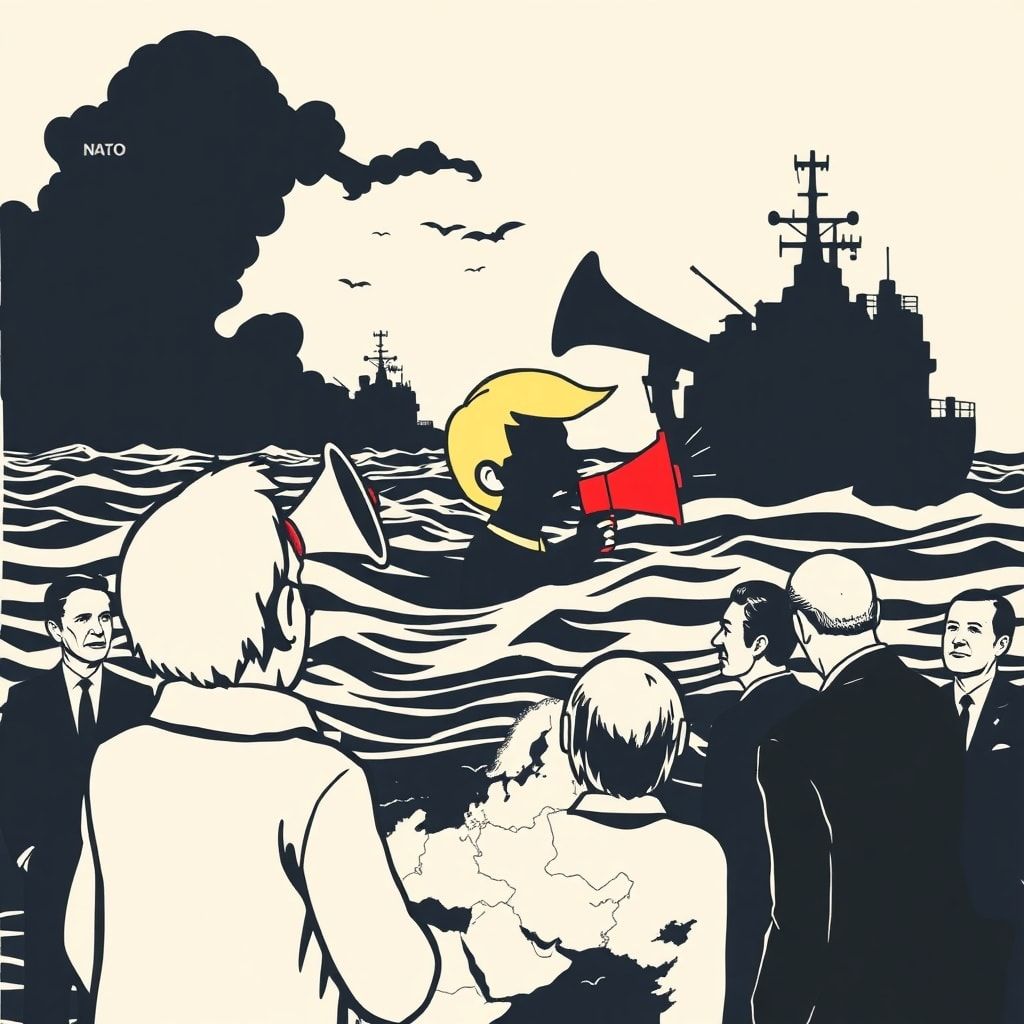 Trump fordert NATO-Militärpatrouillen in Straße von Hormus