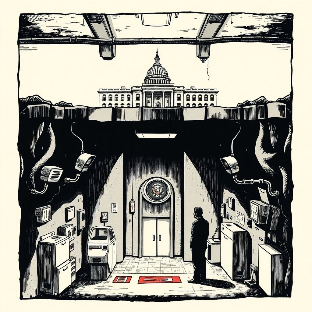 Trump-Regierung plant unterirdisches Sicherheitszentrum unter dem Weißen Haus