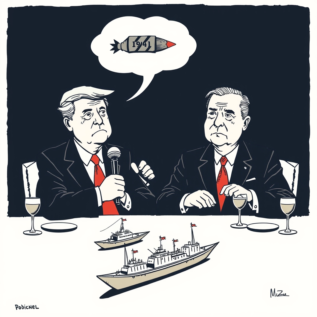 Trump sorgt für diplomatische Verstimmung: Pearl-Harbor-Witz bei Staatsbesuch