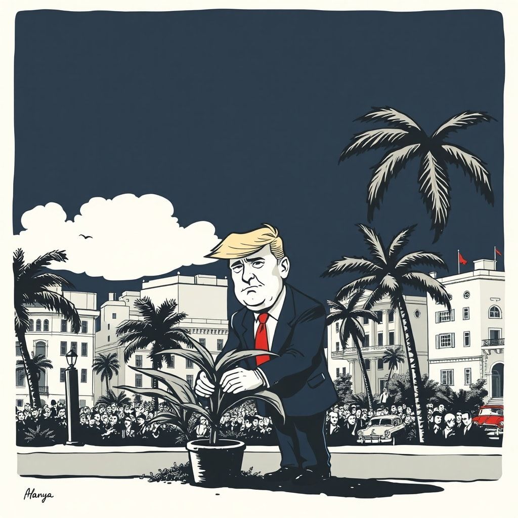 Trump verspricht Kuba "blühende Landschaften" und kündigt Import von Palmen an